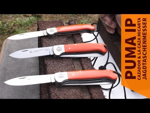 PUMA IP Messer: die Jagdmesser la caza micarta I + III und cazador micarta im Vergleich