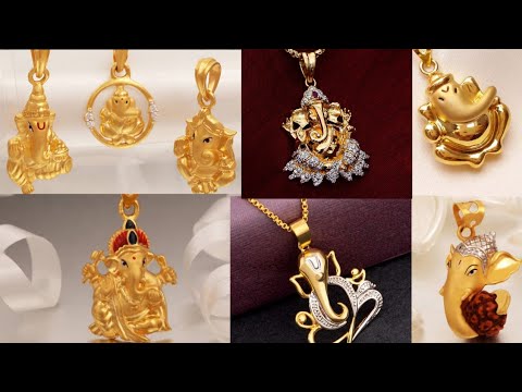 Latest Gold Ganesha Pendant Designs |Ganesha Pendant Collections with price and weight |