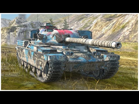 Concept 1B, Chieftain Mk. 6 & Carro 45t • WoT Blitz Gameplay