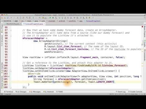 Welcome to Developing Android Apps