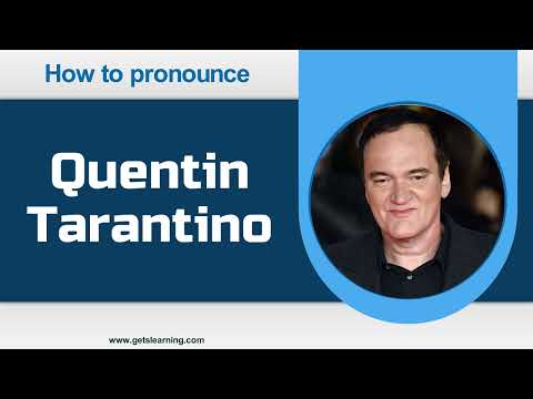 How to Pronounce Quentin Tarantino in English Correctly