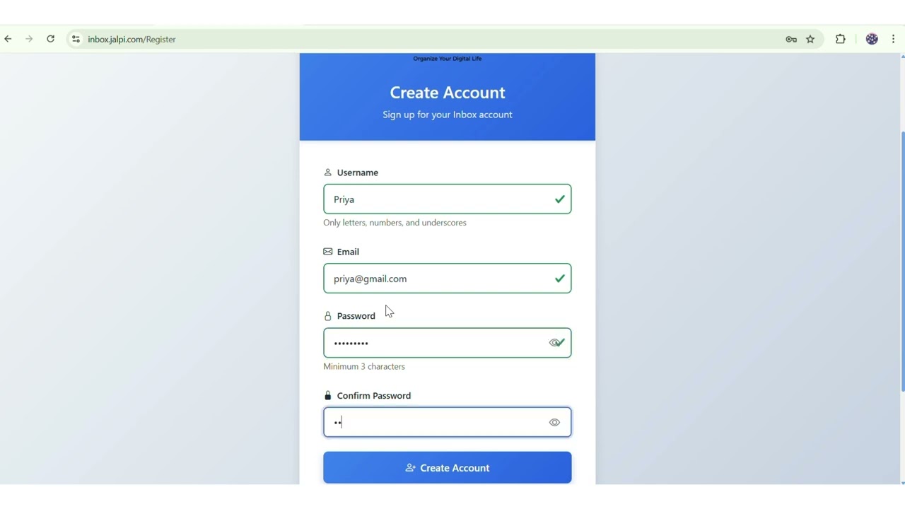 Inbox product demo