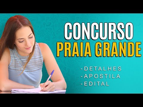 Concurso Praia Grande 2018 - Edital, Inscrição e Apostila