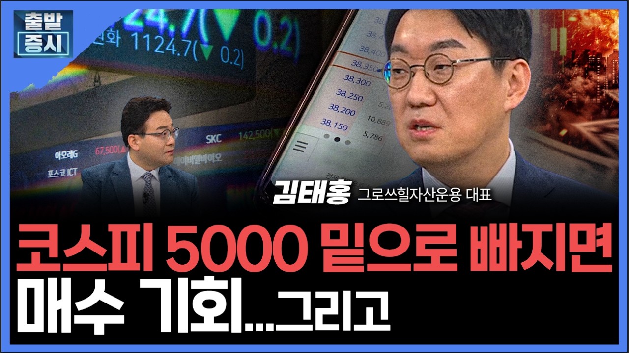 요즘 시장 흔들리는 이유... 결국 하나입니다  ㅣ 김태홍 그로쓰힐자산운 대표ㅣ김치형 앵커