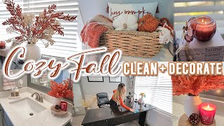 🍂2023 COZY FALL CLEAN WITH ME + DECORATE | FALL DECOR IDEAS | COZY FALL CLEANING INSPIRATION