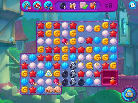 Fishdom Very Hard level 7659 no boosters フィッシュダム ベリーハード [Friend's]