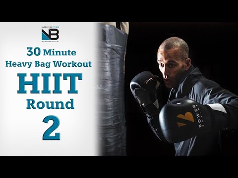 30 Minute Boxing HIIT Workout with a Heavy Bag [Round 2] 2022