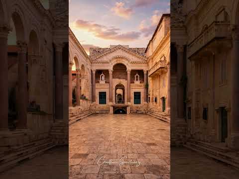 Diocletian's Palace Split Croatia | A 1700 Year Old Roman Palace 🇭🇷 #croatia #travel #mediterranean