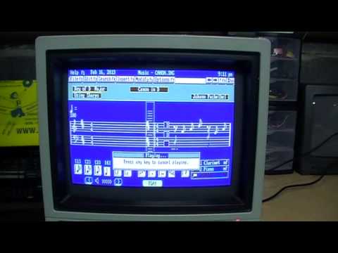 Tandy 1000RL computer & DeskMate review