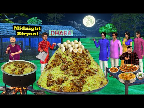 Midnight Biryani Lalchi Dhaba Wala New Year Special Biryani Hindi Kahani Moral Stories Comedy Video