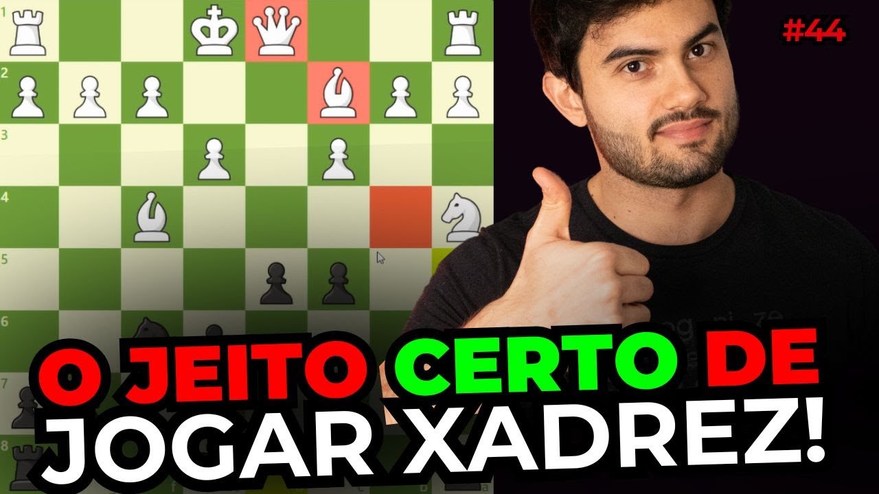 A diferença entre um GM e um INICIANTE jogando xadrez online! SpeedRun #ep44