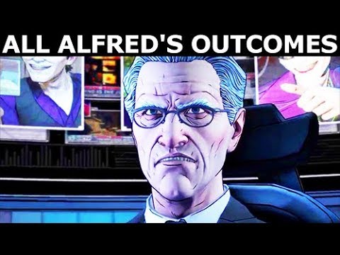 All Alfred's Endings & All Final Outcomes - BATMAN Season 2 The Enemy Within Episode 5: Same Stitch