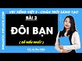 Vở bài tập Tiếng Việt Lớp 3 Bài 3: Đôi bạn