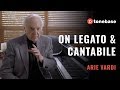 Arie Vardi On Legato Cantabile Tonebase Tips