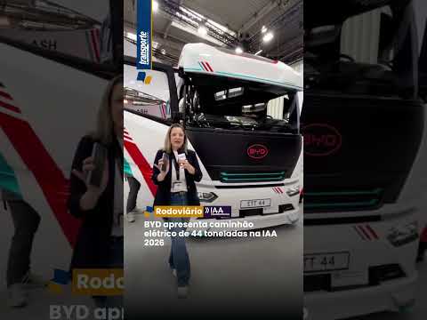 BYD apresenta caminhão elétrico de 44 toneladas na IAA 2026