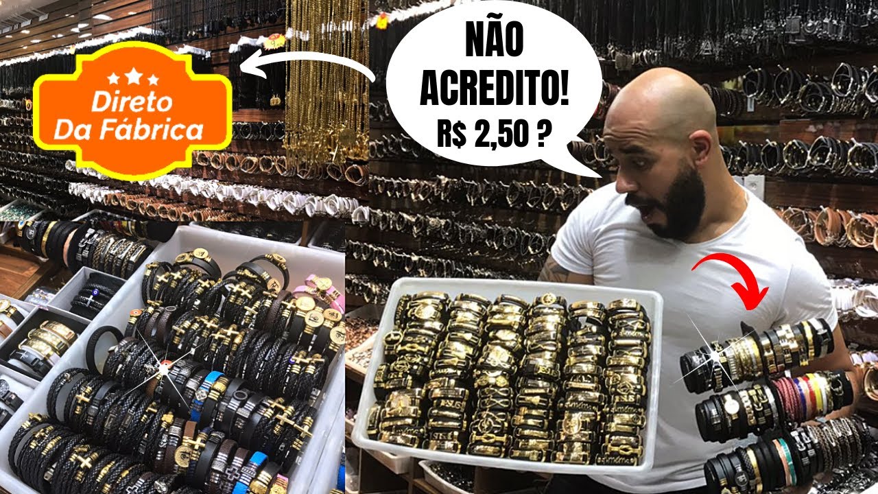 ONDE COMPRAR PULSEIRAS MASCULINAS ATACADO 25 DE MARÇO, Acessórios Masculinos Pulseiras e Colares.