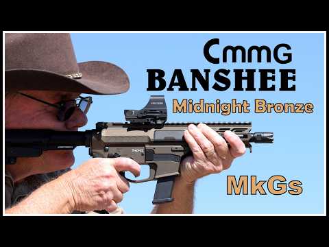 CMMG Banshee 9mm Gen 2 Shooting Review - I Love This Midnight Bronze Pistol!