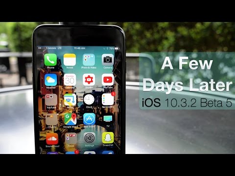 iOS 10.3.2 Beta 5 - A Few Days Later
