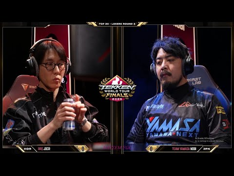 RRQ | JDCR 🇰🇷 (Armor King) vs YAMASA | NOBI 🇯🇵 (Steve) ➤ TWT GLOBAL FINALS 2025 - TOP 20 - Tekken 8