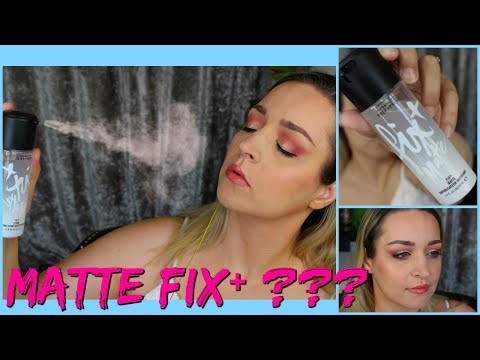 Does it Work on Oily Skin? MAC Fix+ Matte Try-On! Review and All Day Wear Test