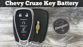 2016 - 2019 Chevy Cruze Key Fob Battery Replacement - How To Replace Change Cruze Remote Batteries
