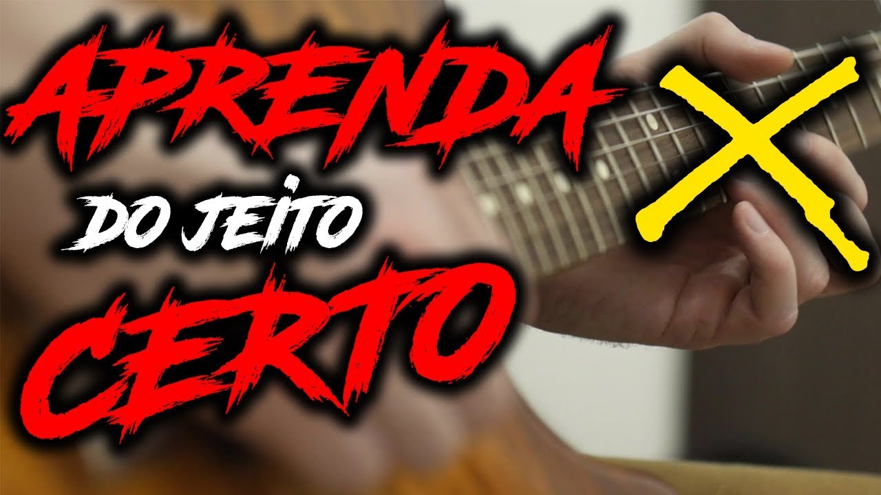 Ordem CORRETA para estudar GUITARRA