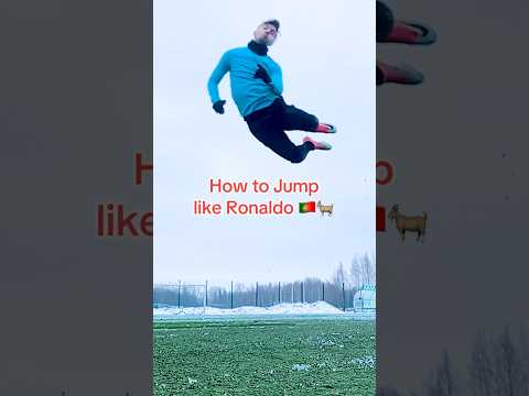 How to Jump like RONALDO 🇵🇹🐐🏆