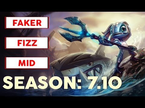 SKT T1 Faker Fizz Mid Challenger Korean Pro Replay