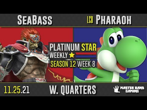 PSW S12:W8 - LCD | Pharaoh (Yoshi) vs SeaBass (Ganon) - W Quarterfinals