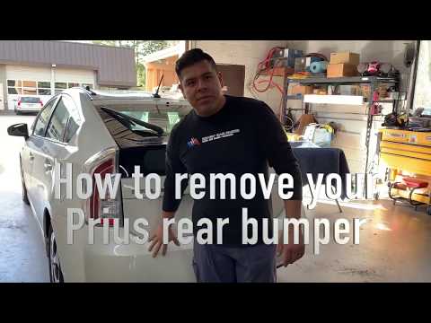 How to Replace/Remove Toyota Prius Rear Bumper 2010-2015