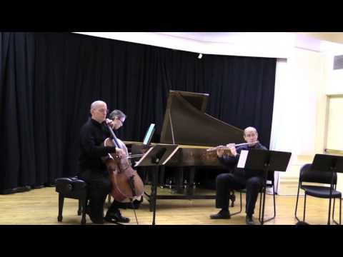 David Wechsler Sonata for Flute, Cello and Harpsichord Finale