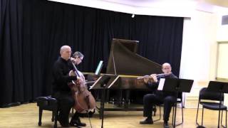 David Wechsler Sonata for Flute, Cello and Harpsichord Finale