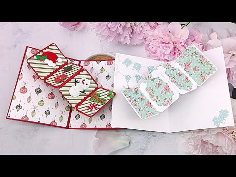 W-Fold Pop-up card tutorial| Pop up Photo Album- #Alinacutle #AlinaCraft #papercraft #amazon #temu