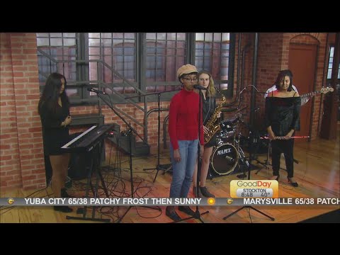 Cosmic Garden Performs in the Studio