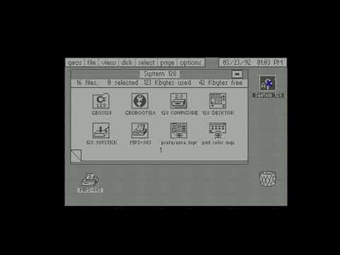 Commodore C-128 | GEOS 128  | Der erste Eindruck von GEOS 128 2.0