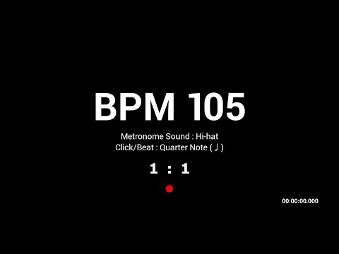 Metronome BPM 105 / Hi-hat