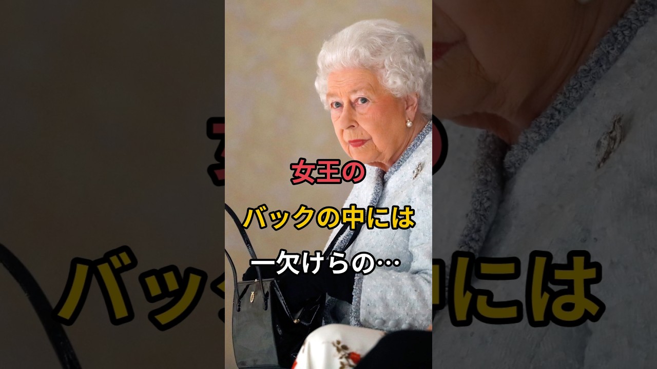 女王のバックの中には一欠けらの…#イギリス王室 #ロイヤル王室#英国王室 #エリザベス女王