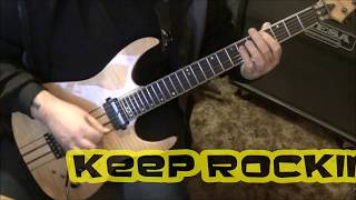 UFO - Let It Roll - Guitar SOLO Lesson by Mike Gross - How to play