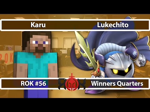 Karu (Simon, Steve) vs Lukechito (Meta Knight) - ROK Esports Smash Ultimate #56 - Winners Quarters