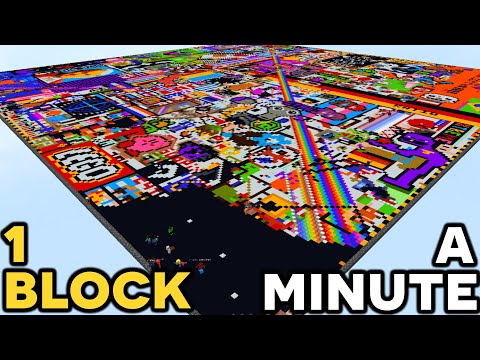 We CREATED a Minecraft r/place EXPERIMENT - Heres What Happened...