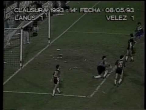 Clausura 1993 - Fecha 14 - Lanús 1 - Vélez 1