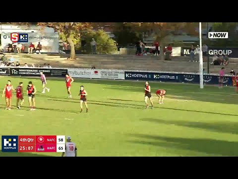 West's Charlie Haysman kicks the sealer - Rd 5 Hostplus SANFL Snapshot
