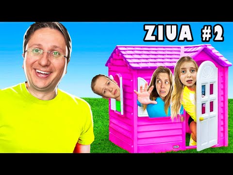 ❓ CINE ultimul PĂRĂSEȘTE CĂSUȚA din LEMN ⛺ Trăim AFARĂ 🥶 Partea 4