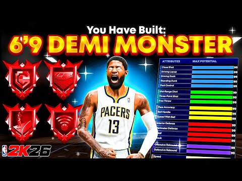 The BEST 6'9 DEMIGOD Build in NBA 2K26 (Zero Weaknesses + No Cap Breakers)
