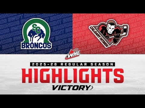 Swift Current Broncos at Calgary Hitmen 12/17 | WHL Highlights 2025-26