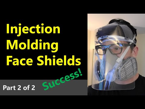 Injection Molding Face Shields Part 2