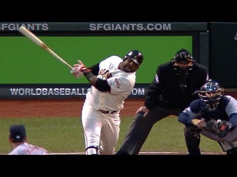 WS2012 Gm1: Sandoval swats three homers vs. Tigers