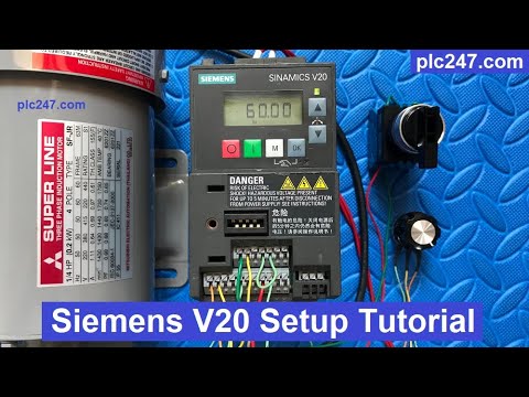 [Tutorial] Siemens V20 VFD Setting