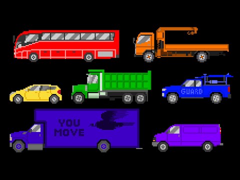 Colors of the Rainbow with Vehicles - The Kids' Picture Show
