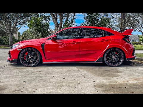 How to install lowering springs in your Honda Civic Type R ( RSR lowering Springs)